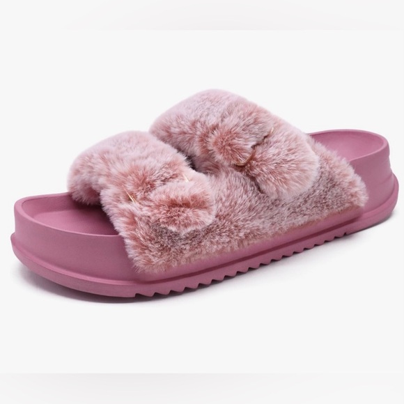 KuaiLu Shoes - KuaiLu Womens Fluff Slippers